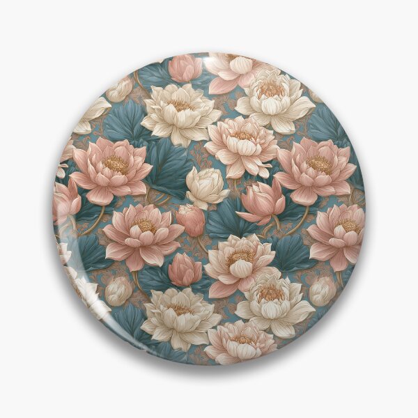 Item preview, Cute Lotus Flower  - Flower Garden Pattern - Dads Day Gifts designed and sold by RoyalStarsPatts.