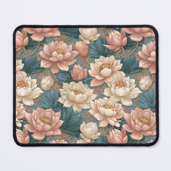 Item preview, Cute Lotus Flower - Flower Garden Pattern - Dads Day Gifts designed and sold by RoyalStarsPatts.