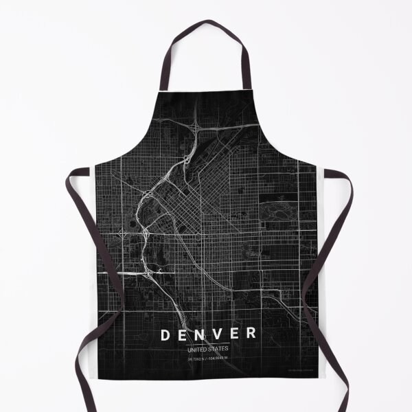 Item preview, Denver Map Print | Minimalist Noir City Map | Denver Wall Art Poster designed and sold by Lovely Maps.
