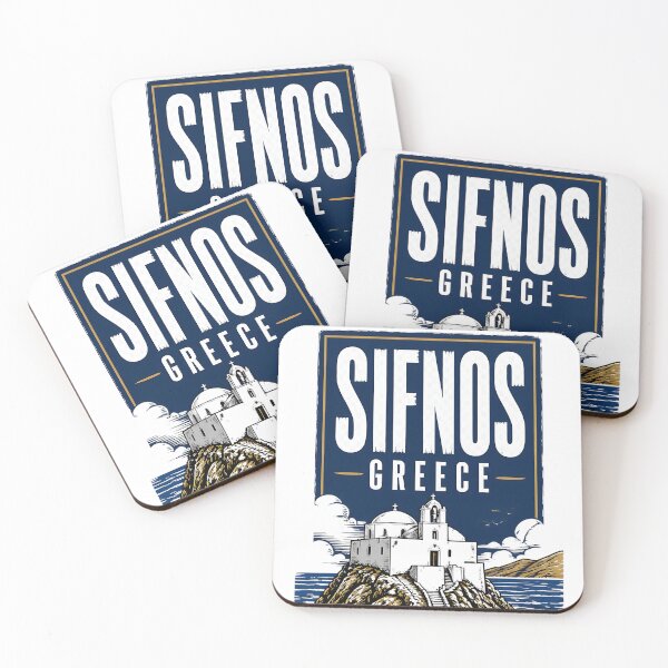 Item preview, Sifnos Greece Vintage Travel Poster designed and sold by TravelersGems.