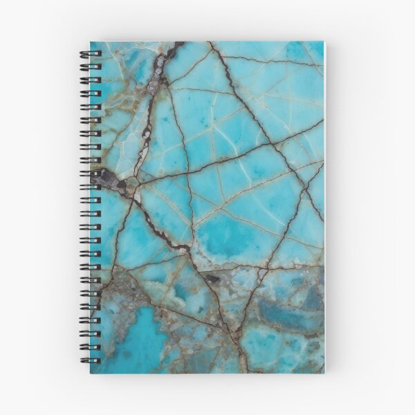 Item preview, Natural Blue Turquoise Matrix Stone Texture designed and sold by SurfaceCraft Studio.