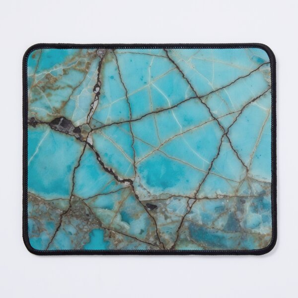 Item preview, Natural Blue Turquoise Matrix Stone Texture designed and sold by SurfaceCraft Studio.