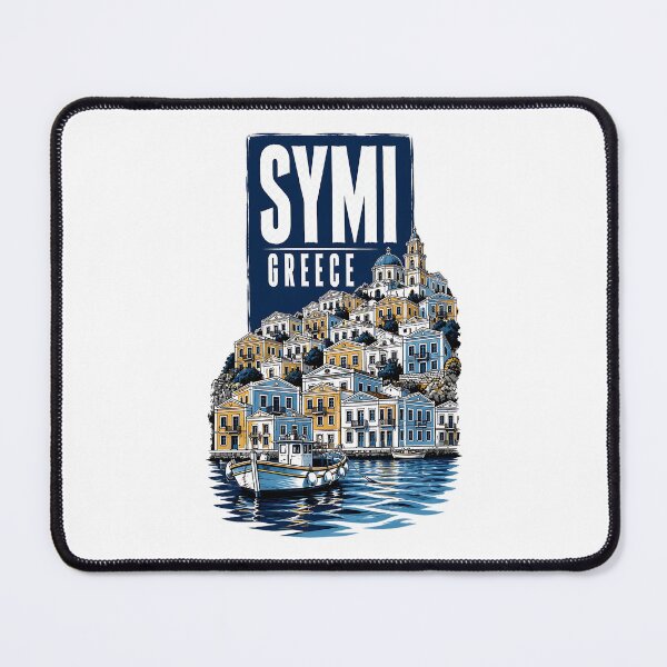Item preview, Symi Greece Vintage Travel Poster designed and sold by TravelersGems.