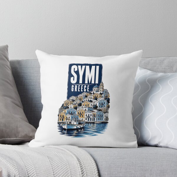 Item preview, Symi Greece Vintage Travel Poster designed and sold by TravelersGems.