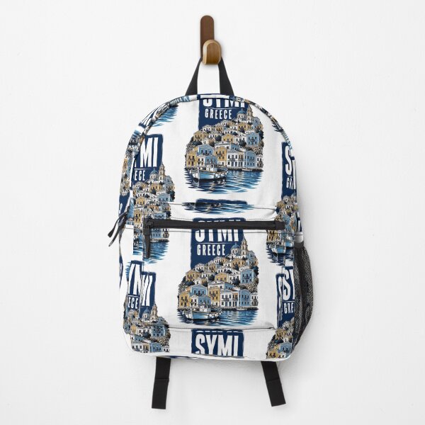 Item preview, Symi Greece Vintage Travel Poster designed and sold by TravelersGems.