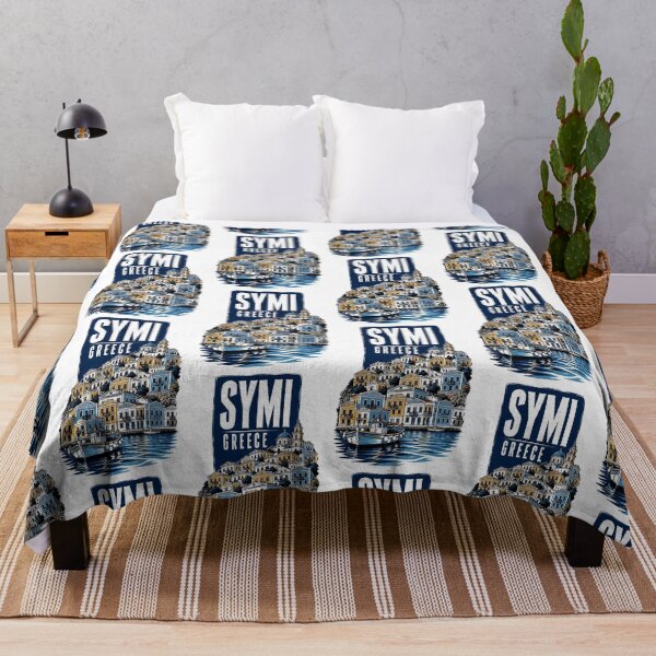 Item preview, Symi Greece Vintage Travel Poster designed and sold by TravelersGems.