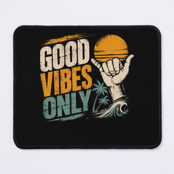 Item preview, Good Vibes Only Summer Beach Surfing Vacation designed and sold by HumansStuck12.