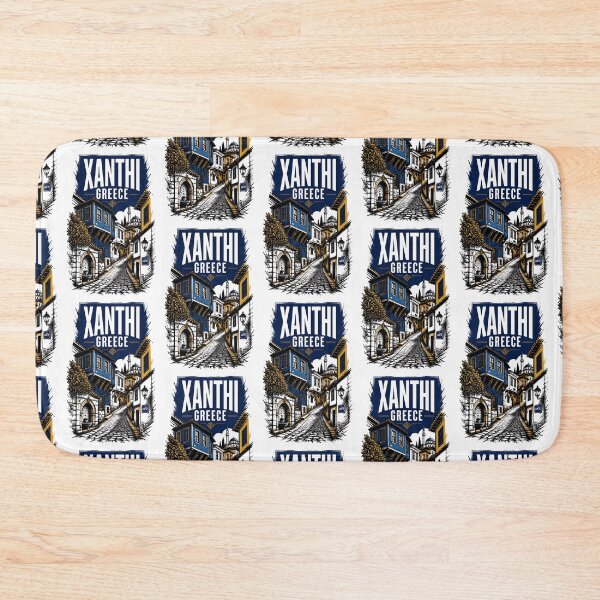 Item preview, Xanthi Greece Vintage Travel Poster designed and sold by TravelersGems.