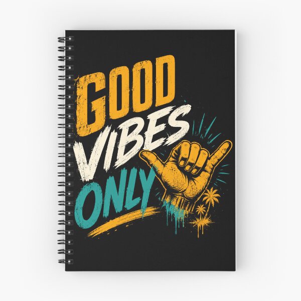 Item preview, Good Vibes Only Positive Mindset Beach Surfer Aloha Hang Loose designed and sold by HumansStuck12.
