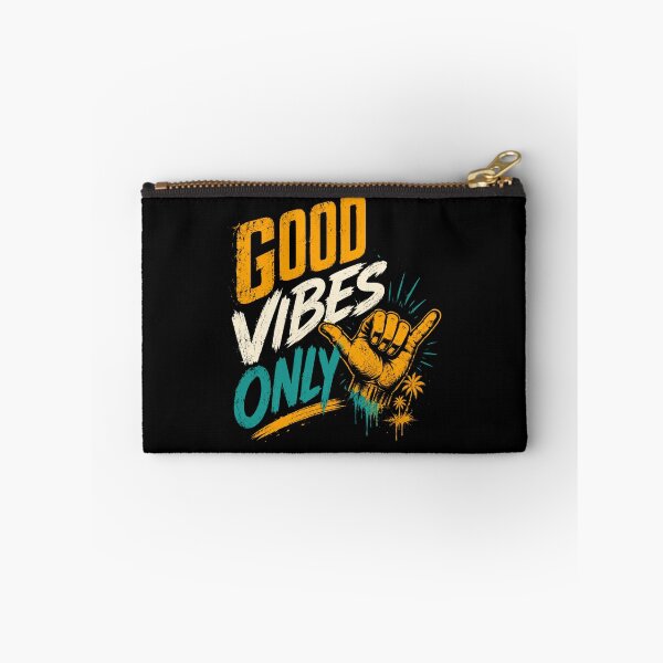 Item preview, Good Vibes Only Positive Mindset Beach Surfer Aloha Hang Loose designed and sold by HumansStuck12.