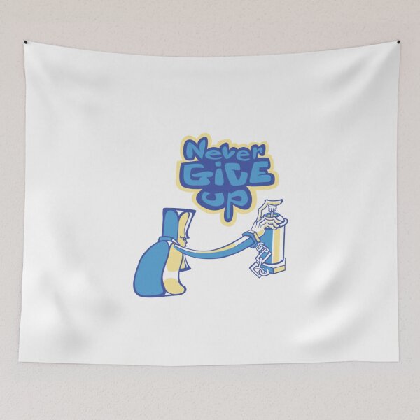Item preview, NEVER GIVE UP  designed and sold by Massuccis.