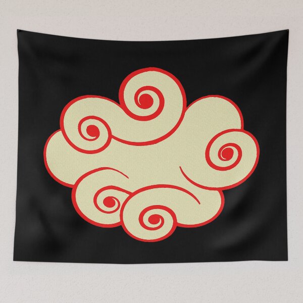 Item preview, ornate cloud pattern, Japanese prints designed and sold by Kirei-Lily.