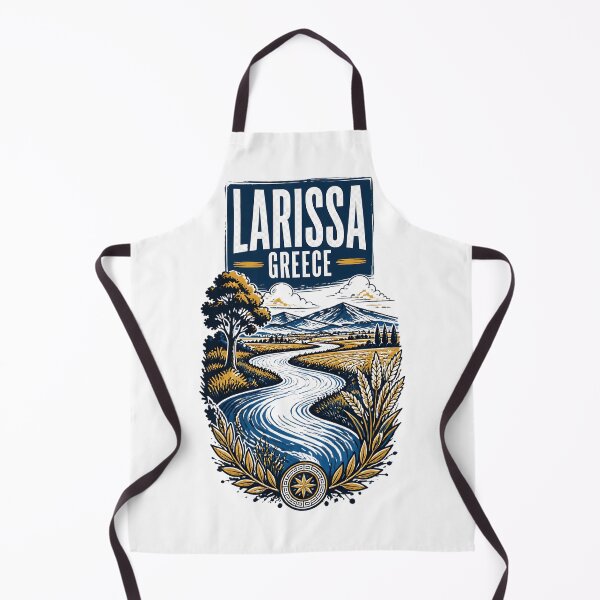 Item preview, Larissa Greece Vintage Travel Poster designed and sold by TravelersGems.