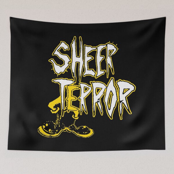 Item preview, White Yellow Typography And Silhouette designed and sold by nerdyygraphic.