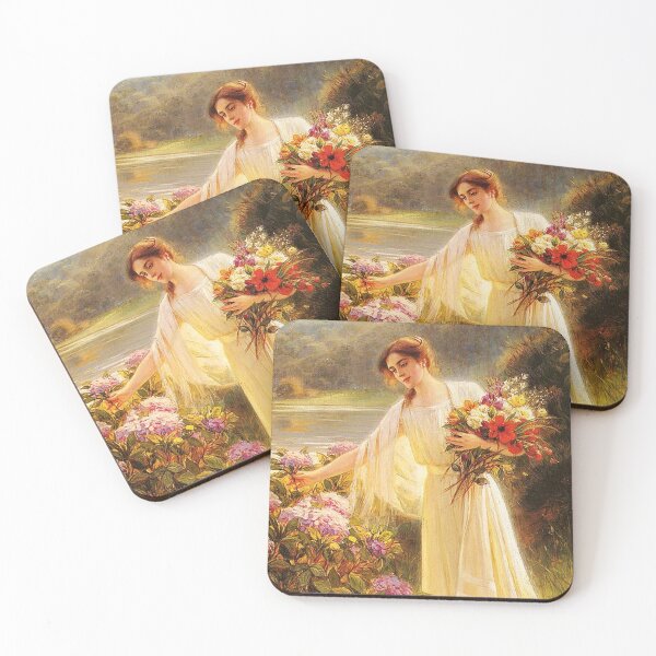 Item preview, Gathering Flowers -Albert Lynch designed and sold by tomorrowsart.