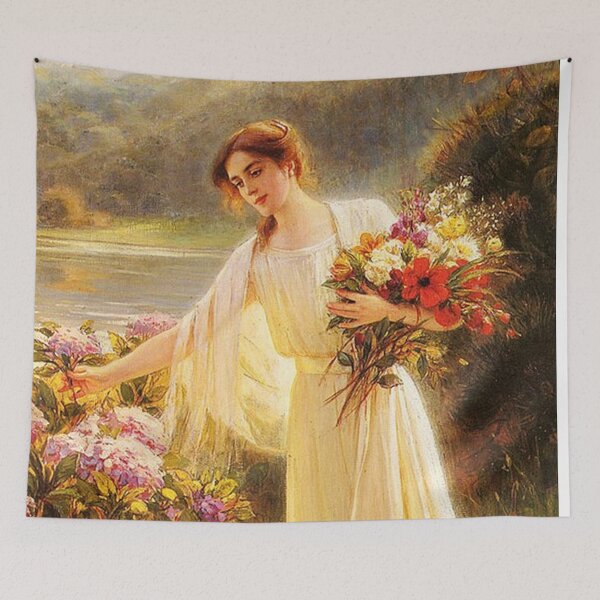 Item preview, Gathering Flowers -Albert Lynch designed and sold by tomorrowsart.