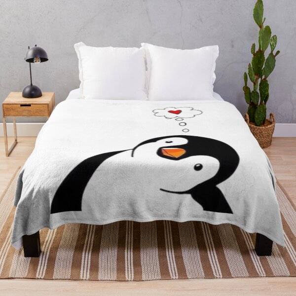 Item preview, Cute Penguin Dreaming Love Artwork designed and sold by nyxium-art.