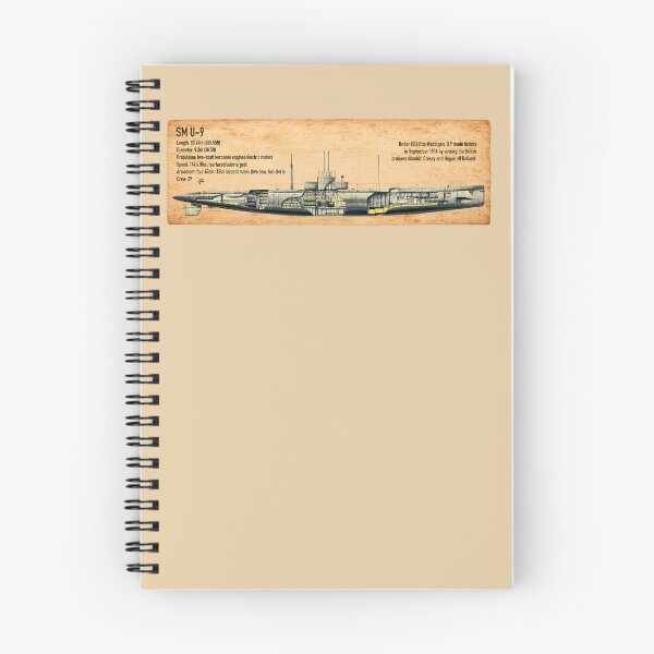 Item preview, SM U-9 German WWI Submarine Cutaway Diagram designed and sold by MilitaryMart.