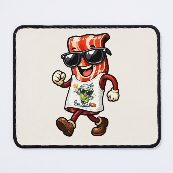 Item preview, Bacon Wearing Smoothie Shirt designed and sold by BROHLine Studio.
