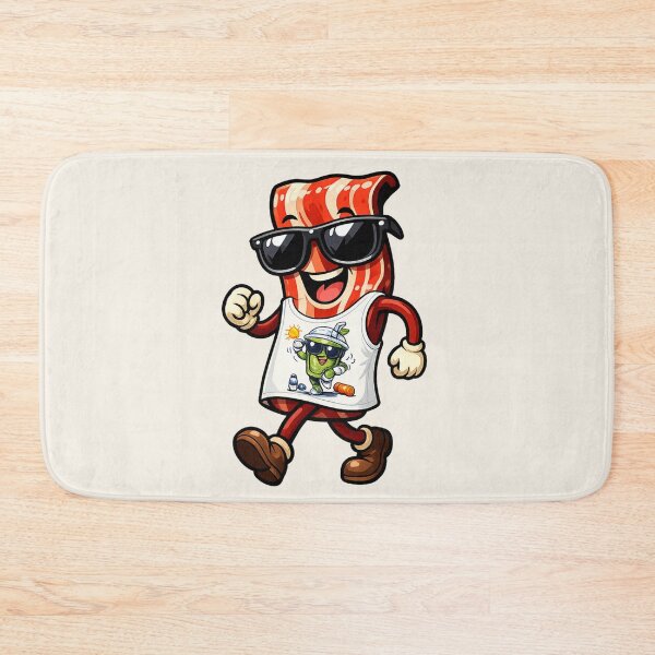 Item preview, Bacon Wearing Smoothie Shirt designed and sold by BROHLine Studio.