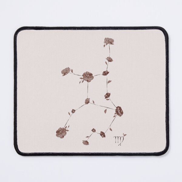 Item preview, Virgo Floral Zodiac Constellation designed and sold by TheThankfulTyne.