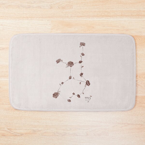 Item preview, Virgo Floral Zodiac Constellation designed and sold by TheThankfulTyne.