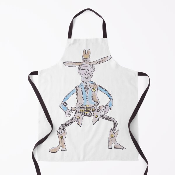 Item preview, cowboy sheriff designed and sold by Inky Fingers Illustrations.