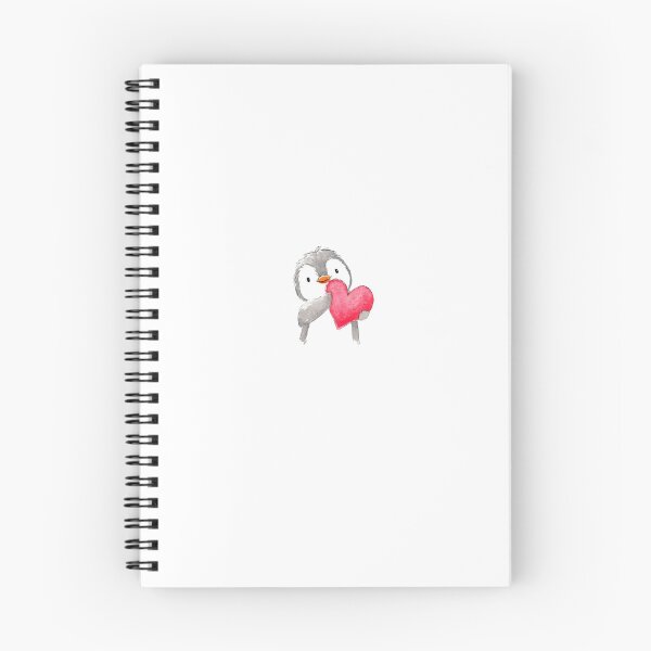 Item preview, Cute Penguin Holding Heart Artwork designed and sold by nyxium-art.