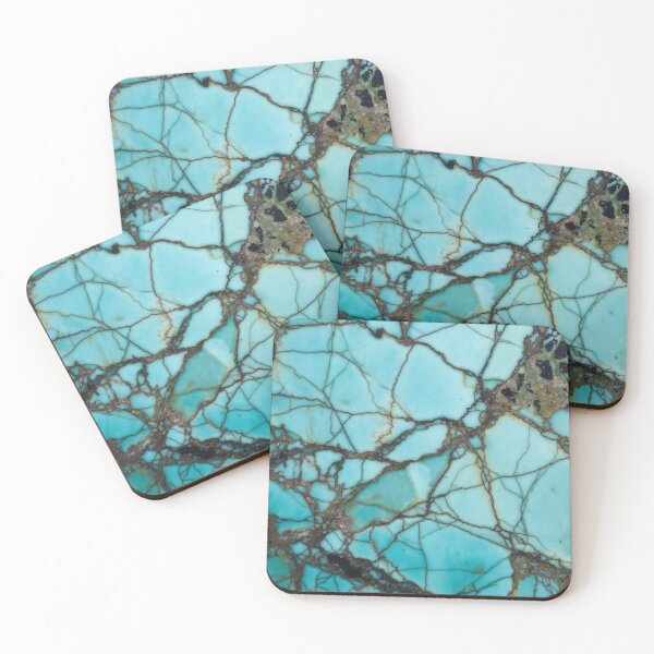 Item preview, Spiderweb Turquoise Gemstone Texture designed and sold by SurfaceCraft Studio.