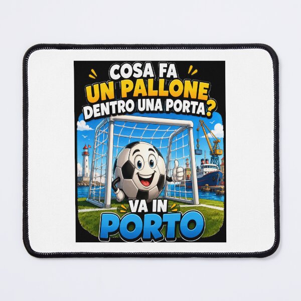 Item preview, Va in Porto – Funny Soccer Ball Pun | Cute Cartoon Football Design designed and sold by RipantinaFantasy .