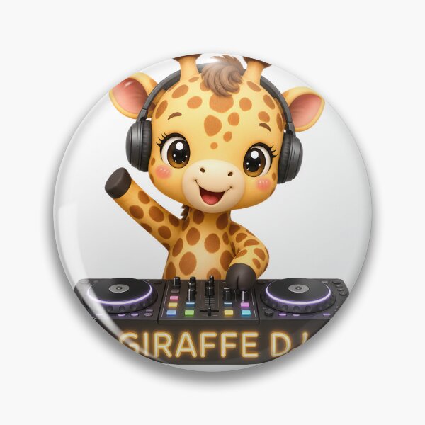 Item preview, DJ - Giraffe designed and sold by Halbeskilo.