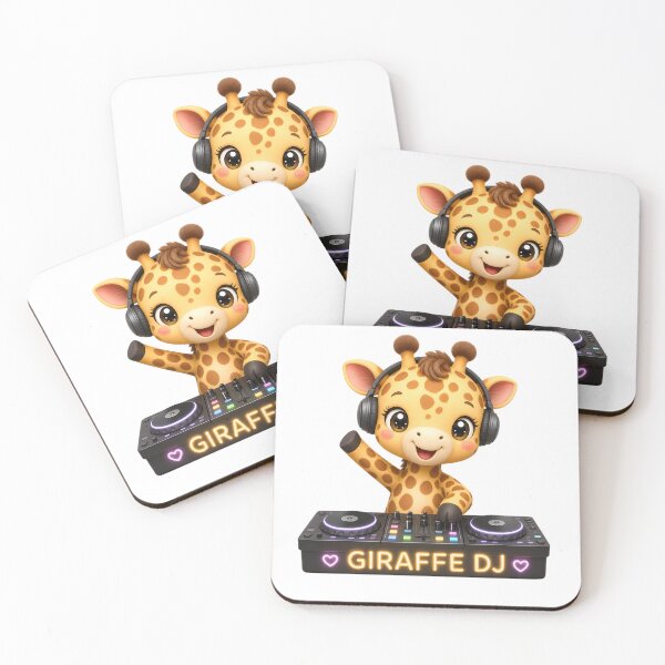 Item preview, DJ - Giraffe designed and sold by Halbeskilo.
