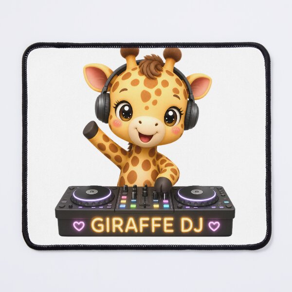 Item preview, DJ - Giraffe designed and sold by Halbeskilo.