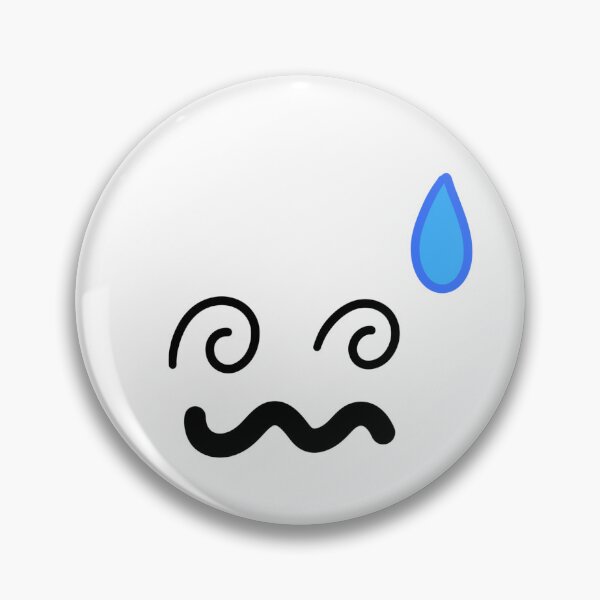 Item preview, Cute Dizzy Spiral Eyes Blue Sweat Drop Anime Expression Graphic designed and sold by somimalikkk.