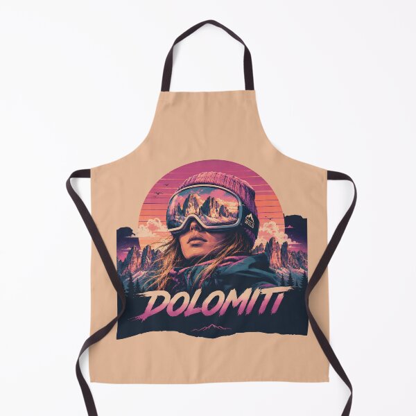 Item preview, Tre Cime di Lavaredo Dolomites Ski Snowboard Vaporwave art designed and sold by SlothcoreVibes.