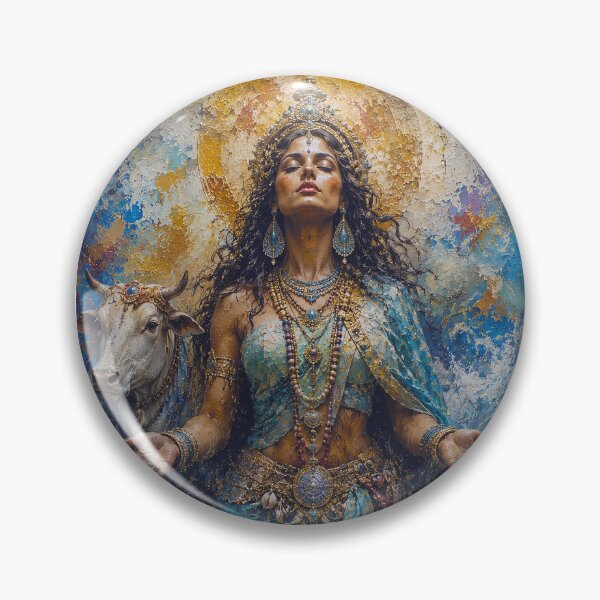 Item preview, Celtic Goddess Danu painting designed and sold by GalleryKauffeld.