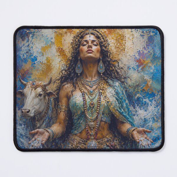 Item preview, Celtic Goddess Danu painting designed and sold by GalleryKauffeld.