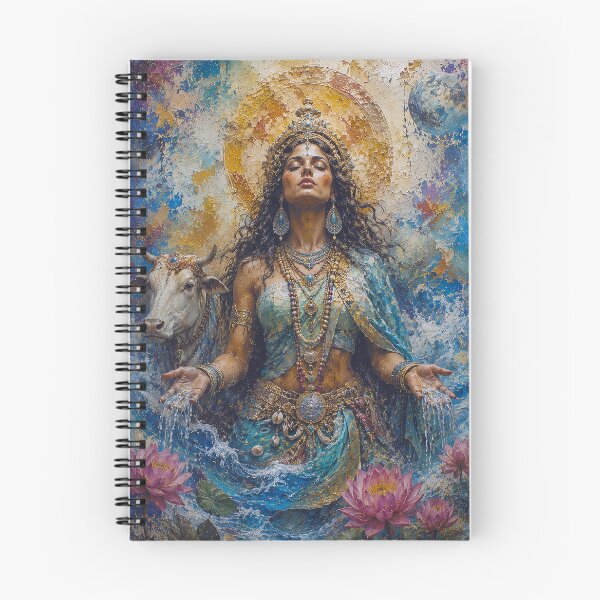 Item preview, Celtic Goddess Danu painting designed and sold by GalleryKauffeld.