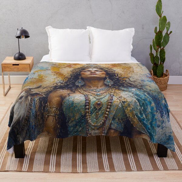 Item preview, Celtic Goddess Danu painting designed and sold by GalleryKauffeld.