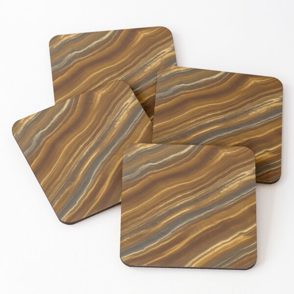 Item preview, Golden Tiger Eye Crystal Bands designed and sold by SurfaceCraft Studio.