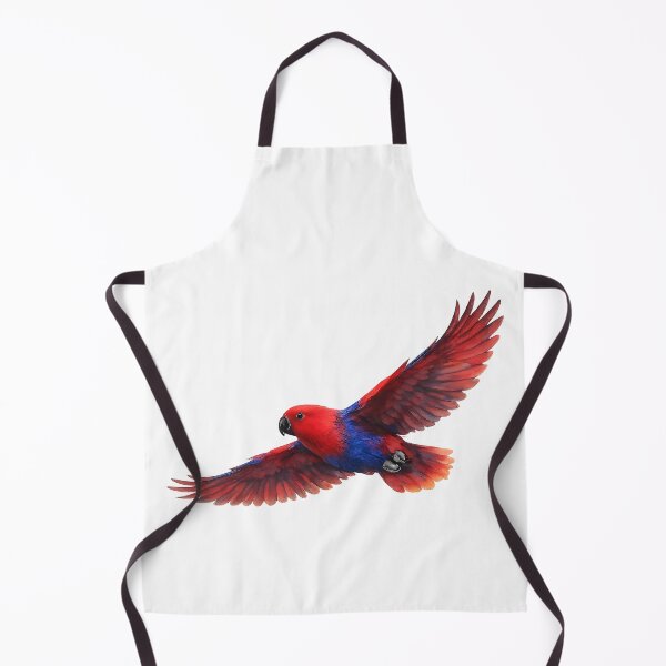 Item preview, Female Eclectus Parrot in Flight — Watercolour Parrot designed and sold by Jaruart.