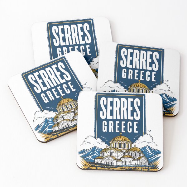 Item preview, Serres Greece Vintage Travel Poster designed and sold by TravelersGems.