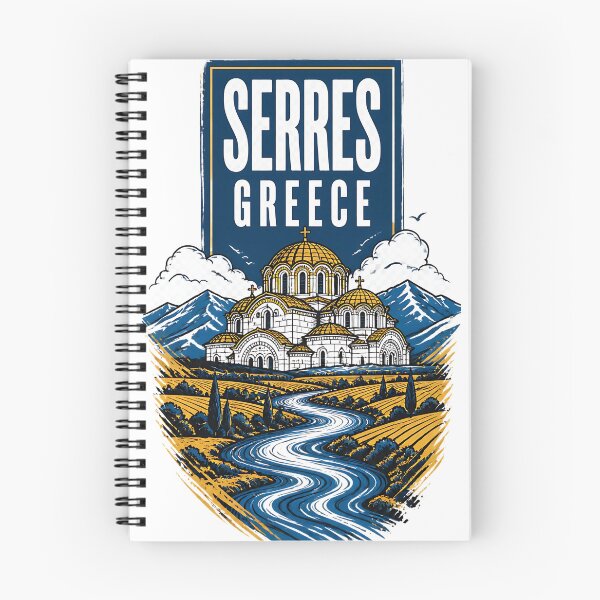 Item preview, Serres Greece Vintage Travel Poster designed and sold by TravelersGems.