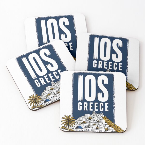 Item preview, Ios Greece Vintage Travel Poster designed and sold by TravelersGems.