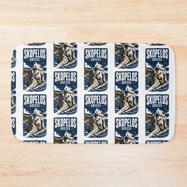 Item preview, Skopelos Greece Vintage Travel Poster designed and sold by TravelersGems.
