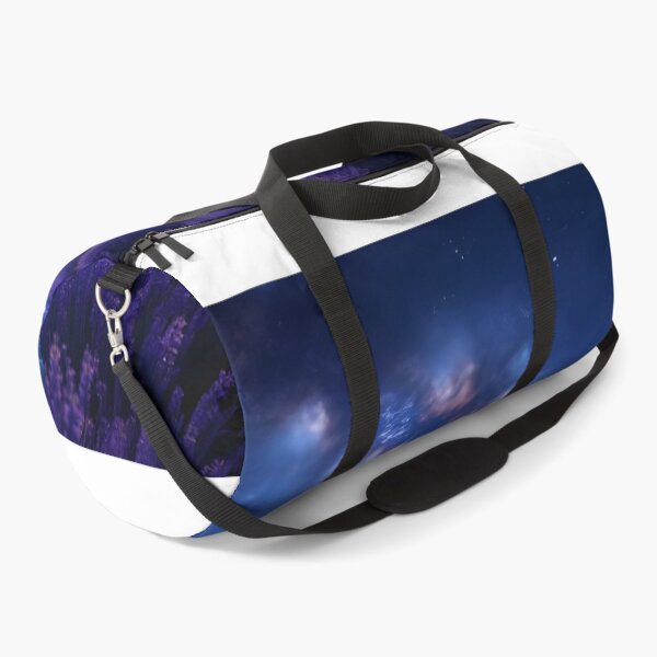 Item preview, Lavender Fields Windmill Under Milky Way | Dreamy Night Landscape designed and sold by DreamyWallVibes.