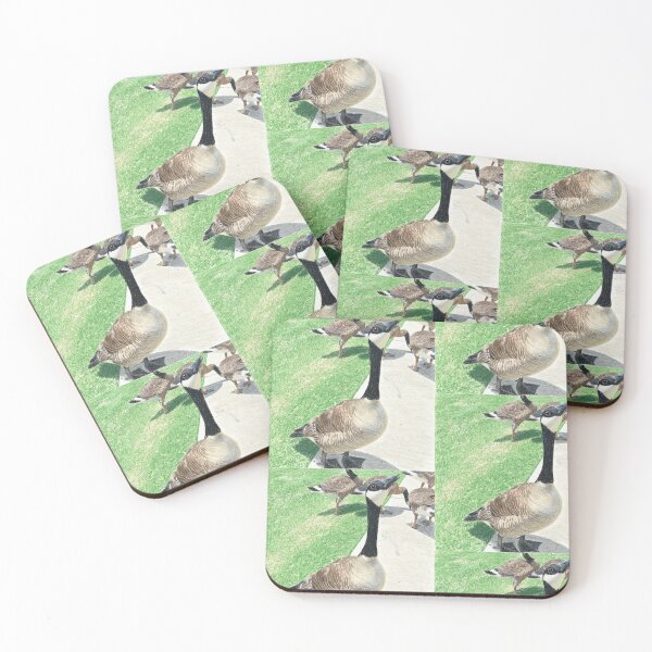 Item preview, Canada Geese Colored Pencil Art Print designed and sold by KaleChub.