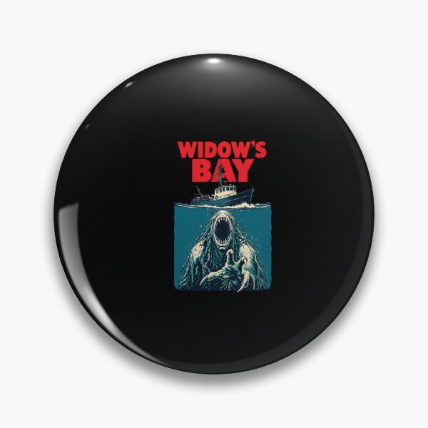 Item preview, Widows Bay Sea Monster Retro Horror Movie Poster designed and sold by PerenoMislun.