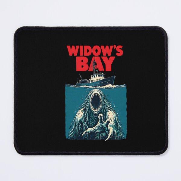 Item preview, Widows Bay Sea Monster Retro Horror Movie Poster designed and sold by PerenoMislun.