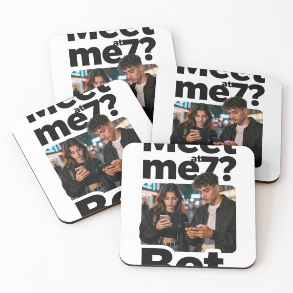 Item preview, meet me at 7 designed and sold by PrintYourStyle.